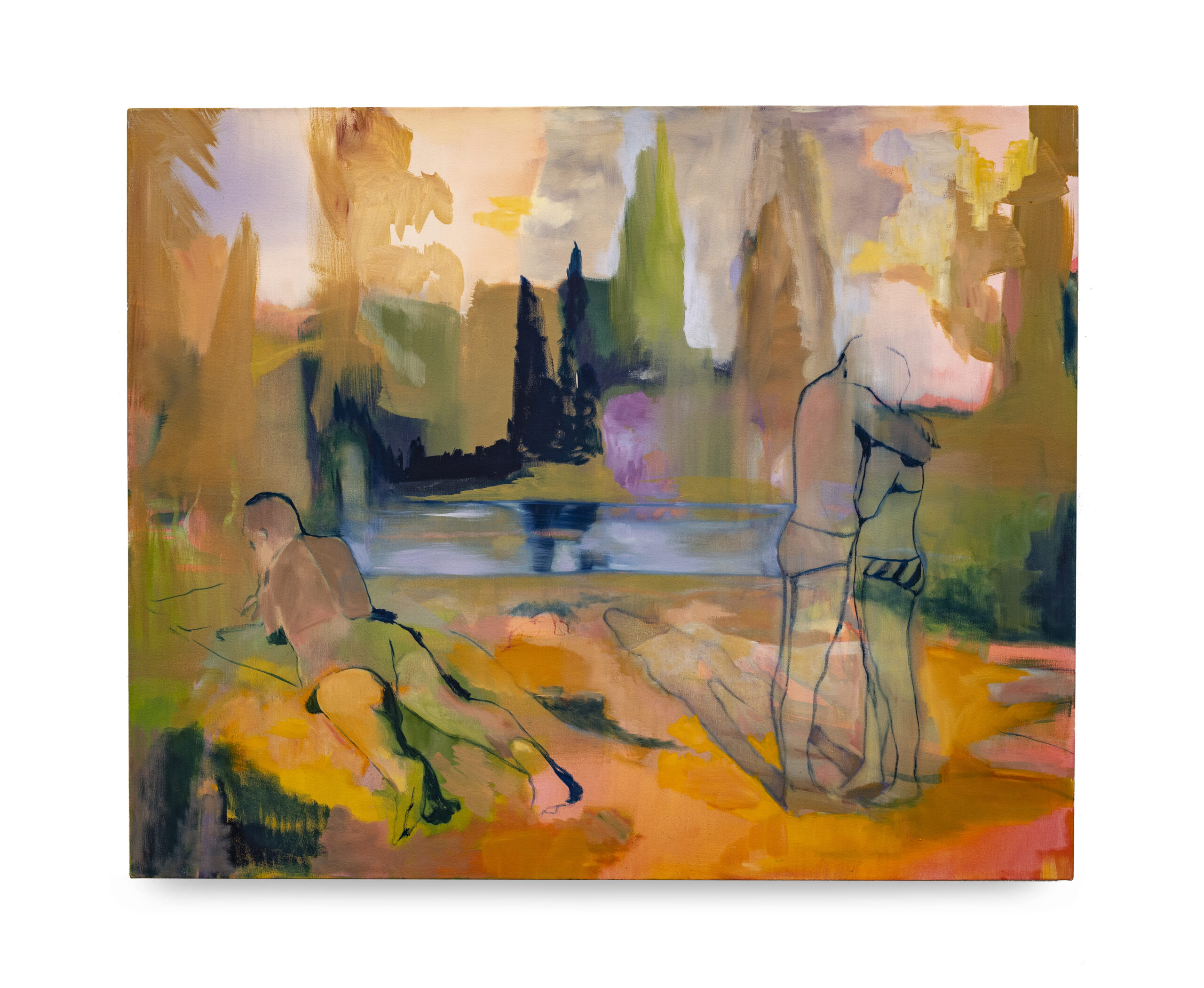 Kate Gottgens. Last Light, 2022. Oil on Canvas. 110 x 135 cm (Image courtesy of SMAC Gallery, artwork copyright of Kate Gottgens)