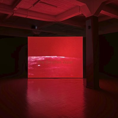 Penny Siopis. Never the Same Water Twice: Nine Films (1997-2021), 2023. Installation view, She Breathes Water. (Courtesy of Stevenson)