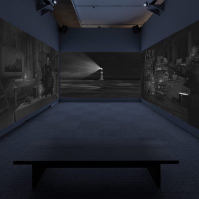 Lebohang Kganye. Installation view of Tell Me What You Remember at Barnes Foundation in Philadelphia. (Courtesy of Lebohang Kganye Studio)